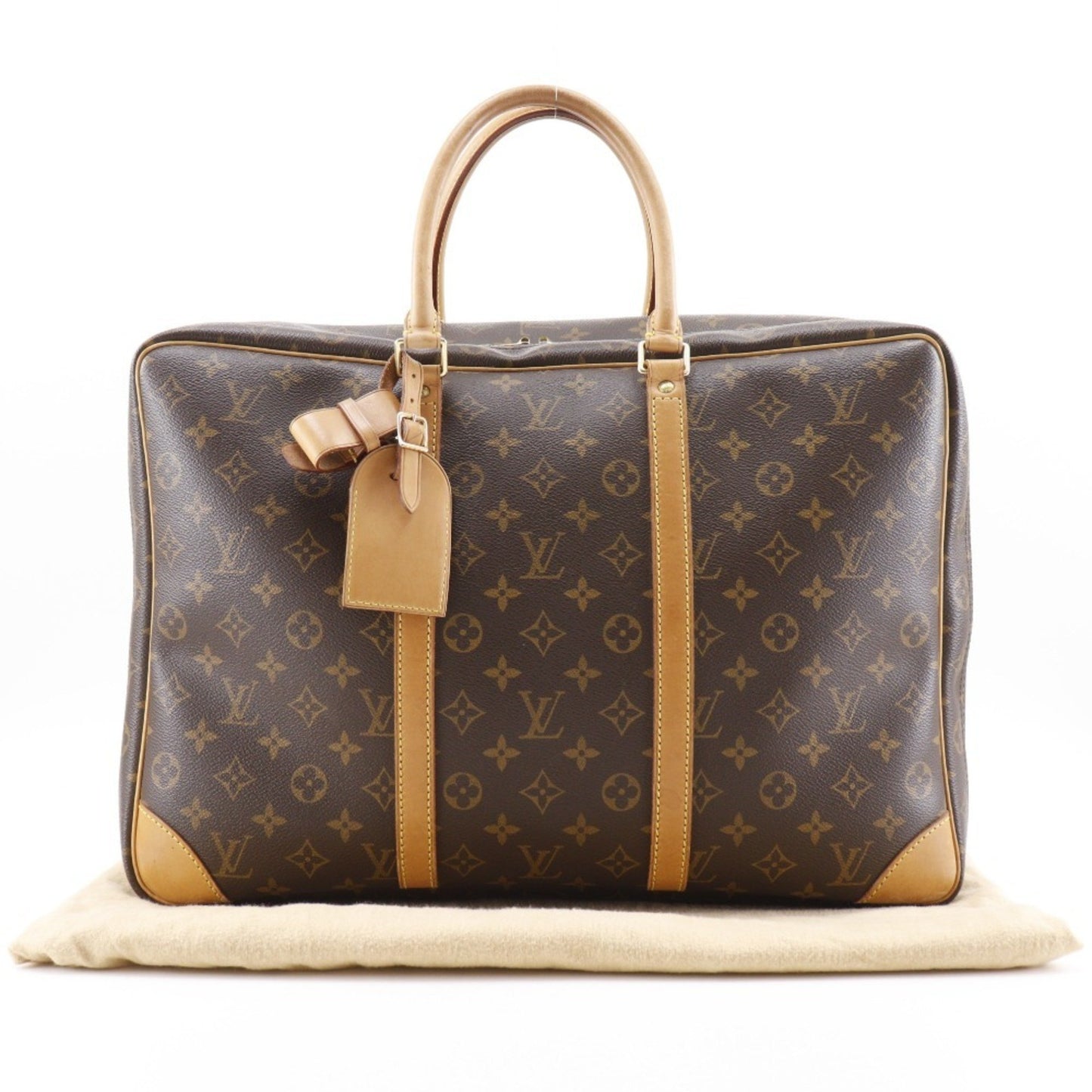 Louis Vuitton Sirius 45 Boston Bag M41408 Monogram Canvas 1999 Brown Sp1919 Double