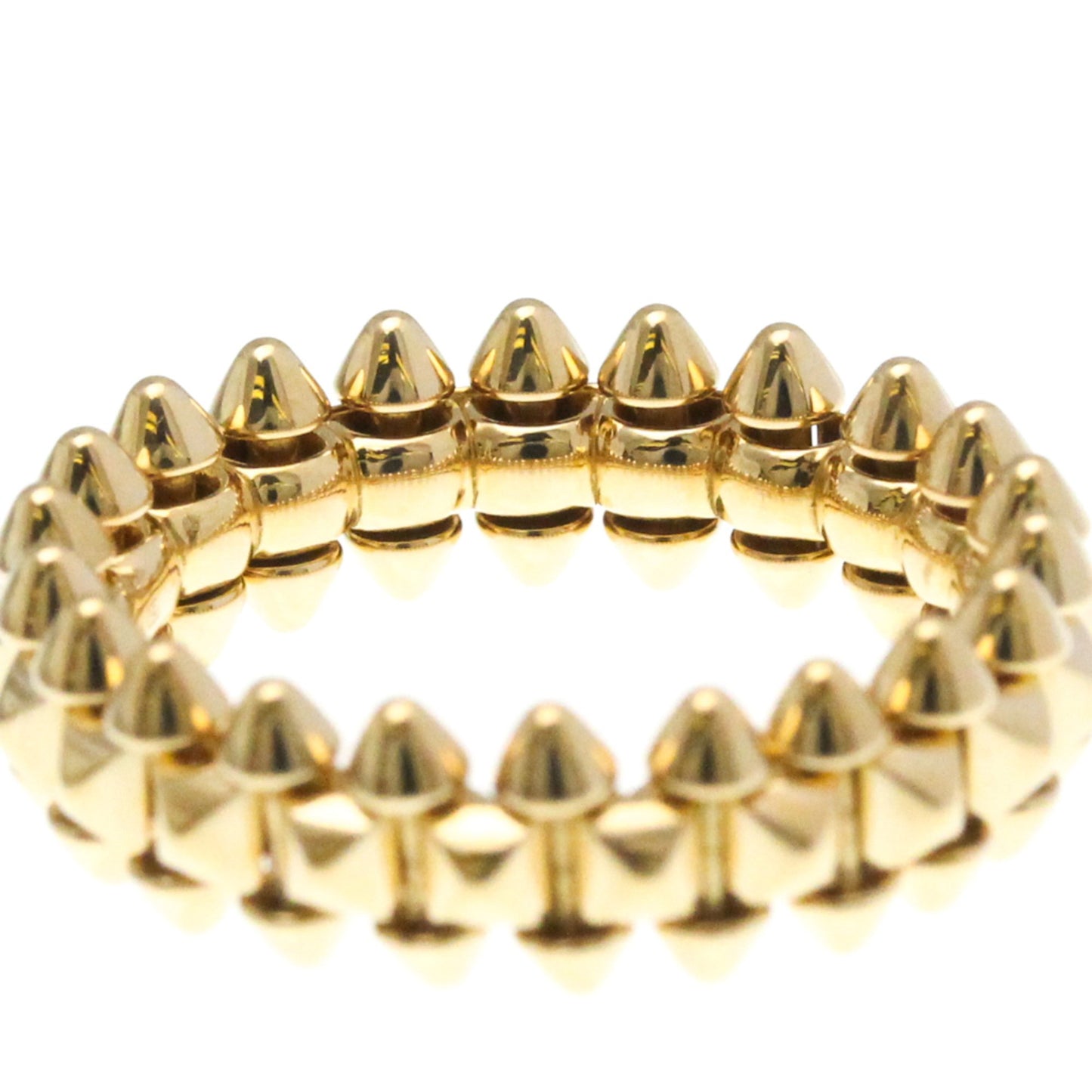 Cartier Crash De Cartier Ring Sm B4229852 Pink Gold (18K) Fashion No Stone Band Ring Pink Gold