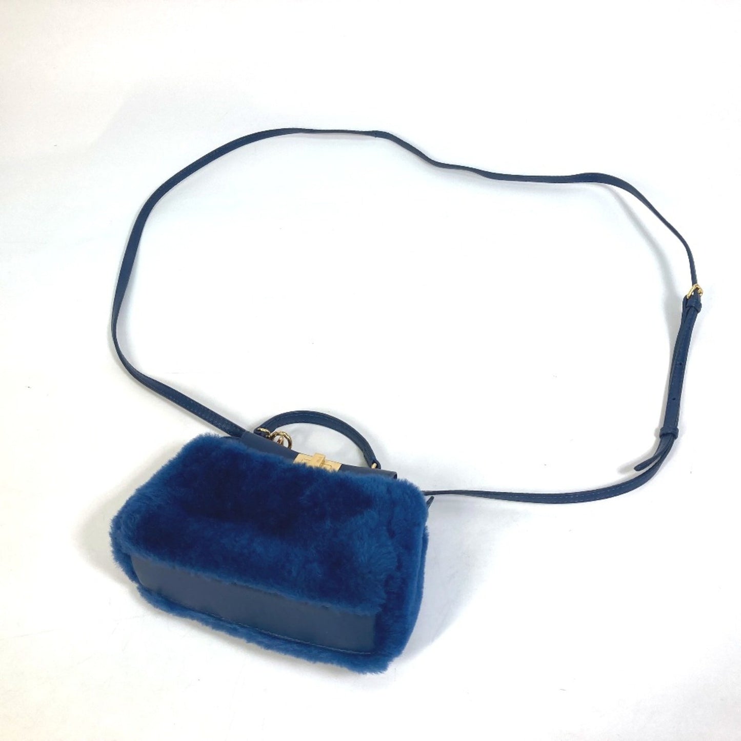 Fendi Crossbody Bag 2Way Bag Shoulder Bag Hand Bag Blue