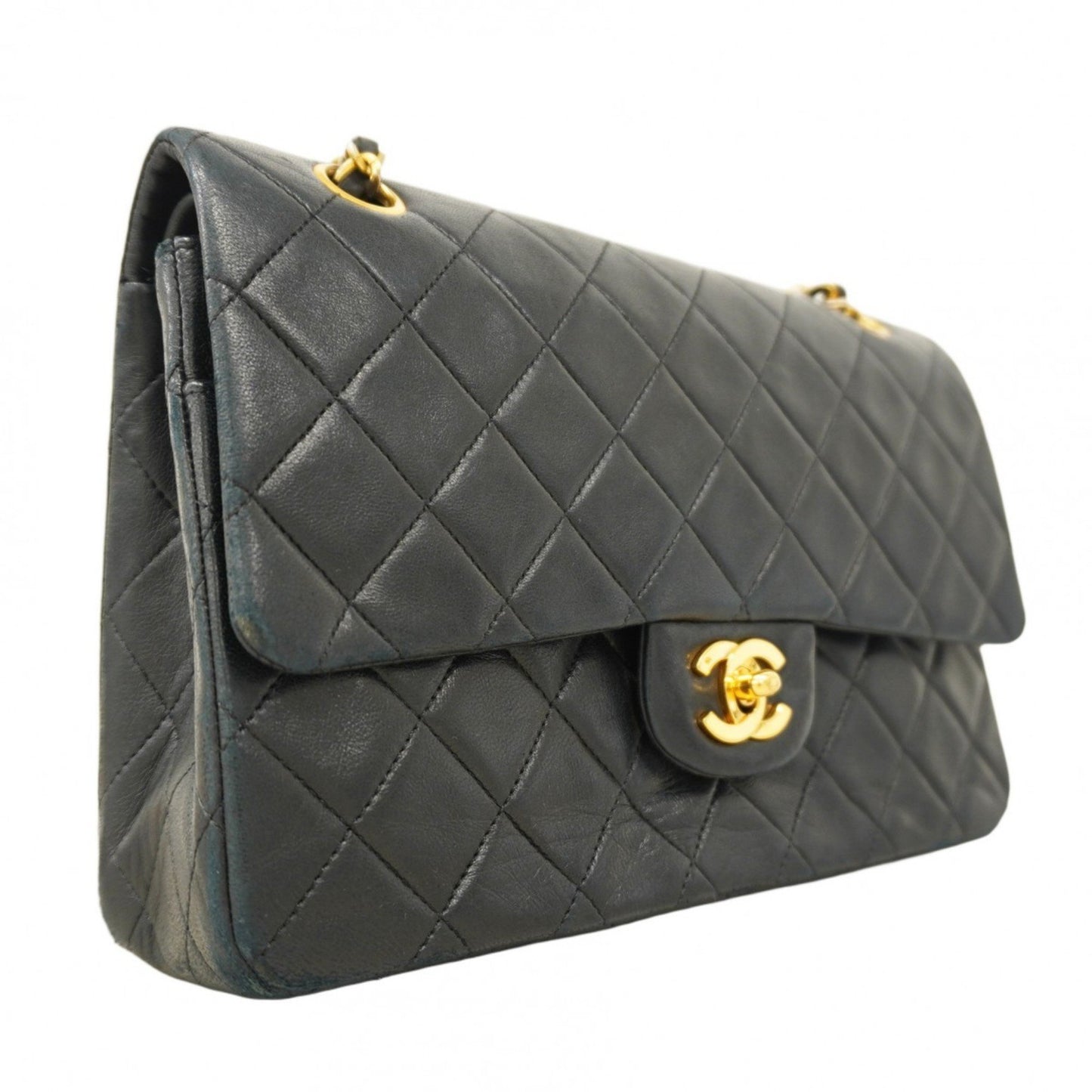Chanel Matelasse Shoulder Bag With Double Flap And Chain