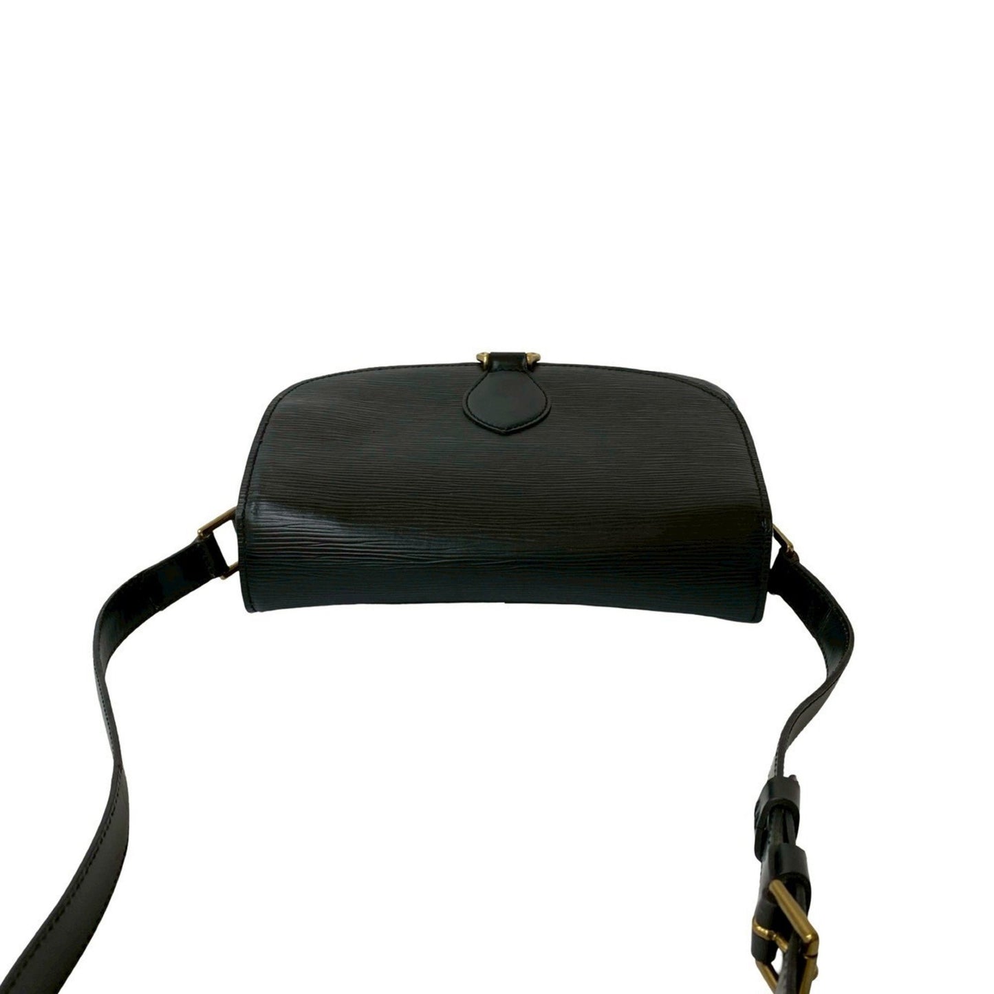 Louis Vuitton Vintage Saint-Cloud Epi Leather Shoulder Bag/Pochette/Sacoche Noir 27684