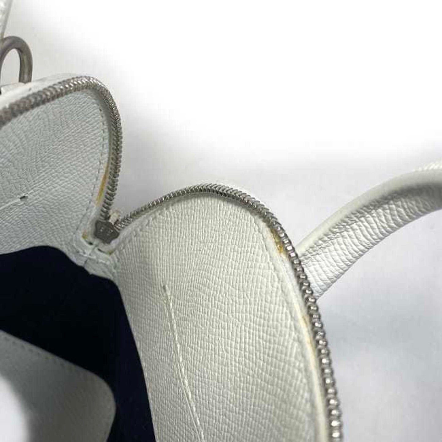 Balenciaga 2Way Bag Ville Small Xxs White Black Everyday 550646 Shoulder Handbag Leather Balenciaga