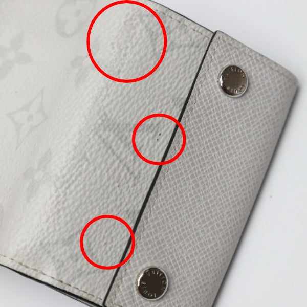 Louis Vuitton Tri-Fold Wallet M67621 Taiga Leather Bron Discovery Compact Wallet Taiga With Coin