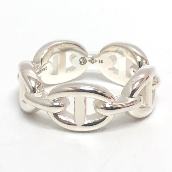 Hermes Ring Sv925 Silver Chene Dunkle Enchant Pm