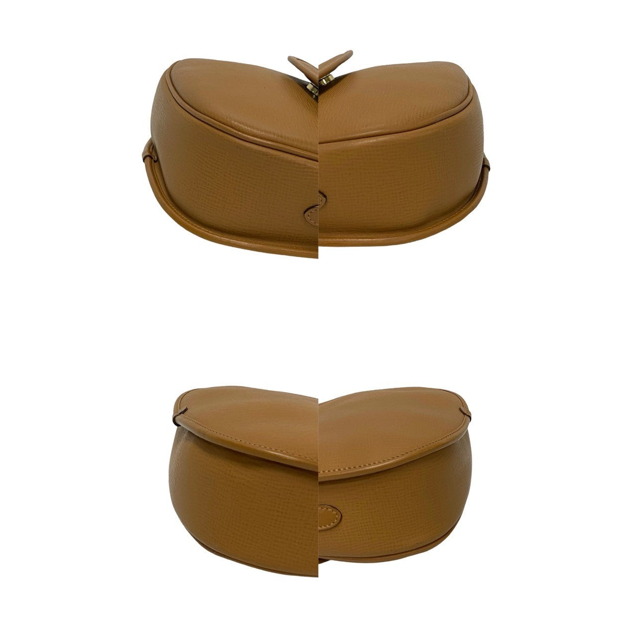 Gucci Shoulder Bag Leather Brown Gg Logo Women