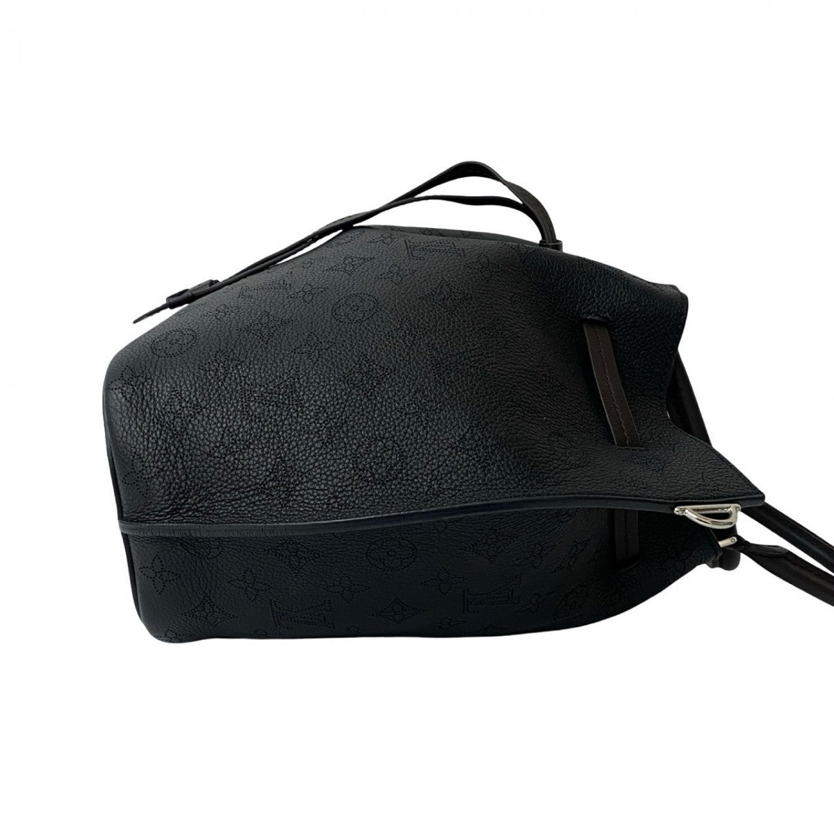 Louis Vuitton Shoulder Bag M54402 Leather Black Mahina Giroratta