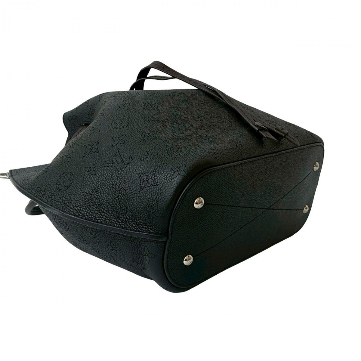 Louis Vuitton Shoulder Bag M54402 Leather Black Mahina Giroratta