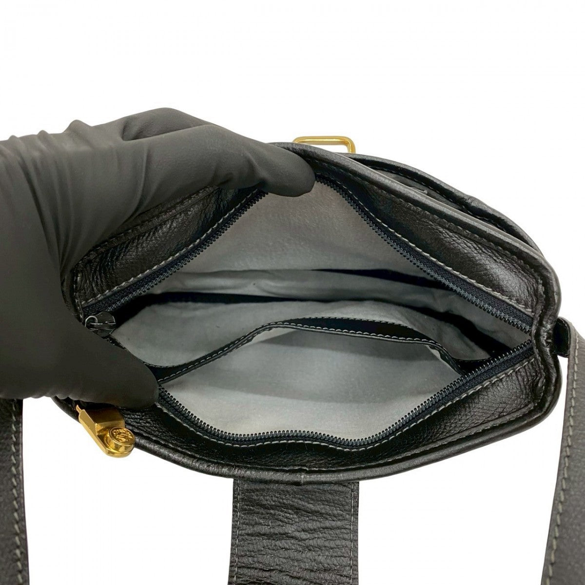 Loewe Shoulder Bag Leather Black