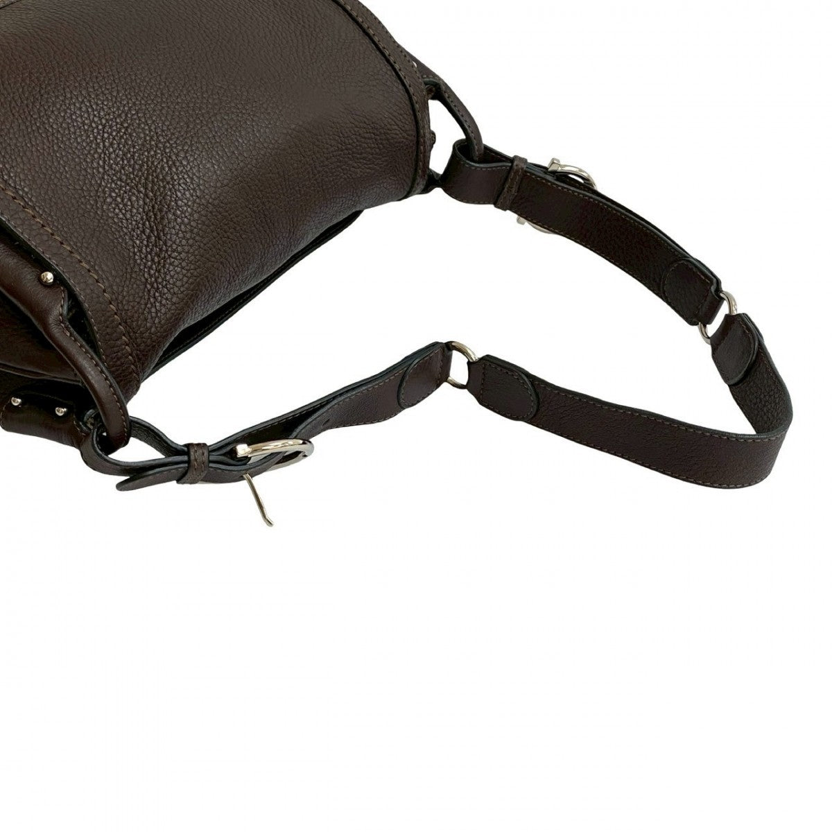 Salvatore Ferragamo Shoulder Bag Leather Brown