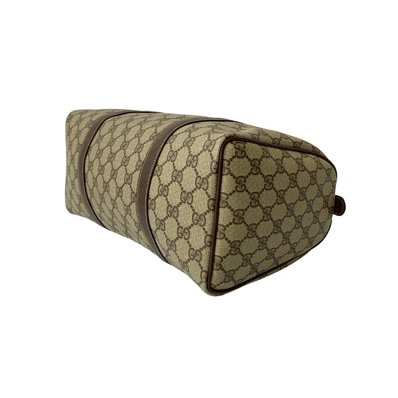 Gucci Boston Duffel Bag Leather Brown