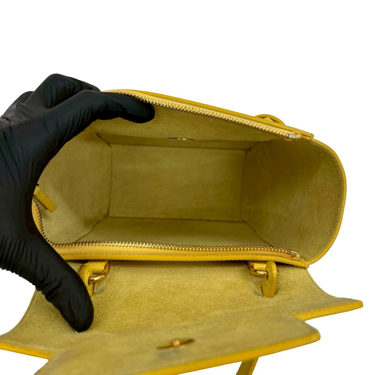 Celine Shoulder Bag Leather Yellow Belt Bag Nano