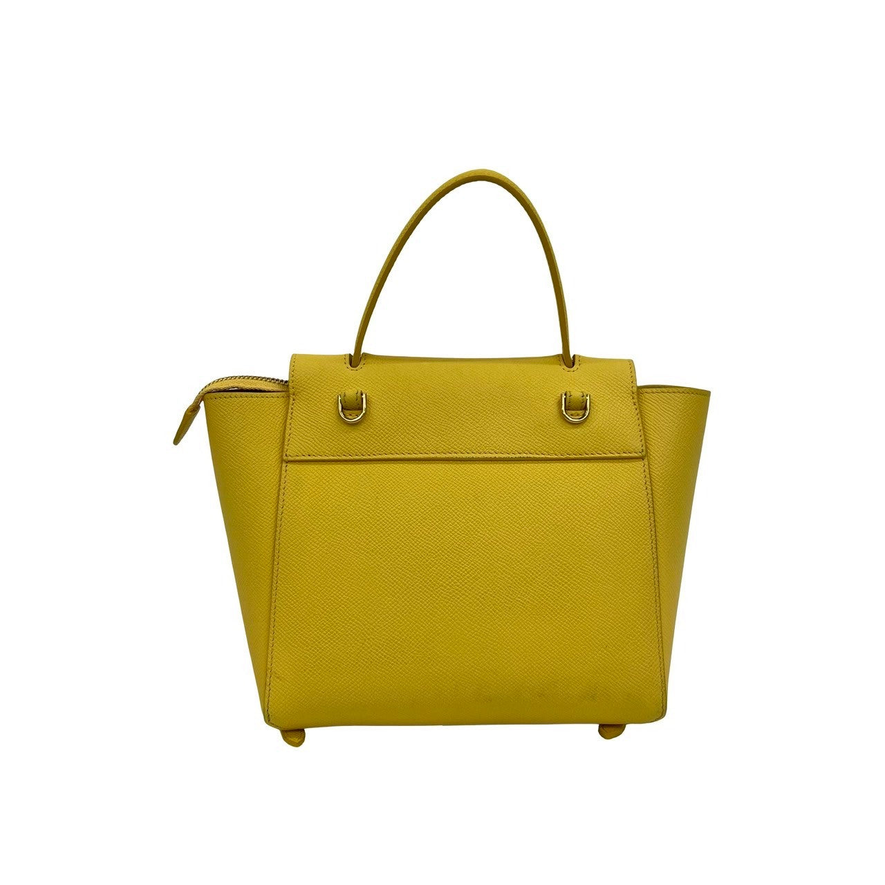Celine Shoulder Bag Leather Yellow Belt Bag Nano