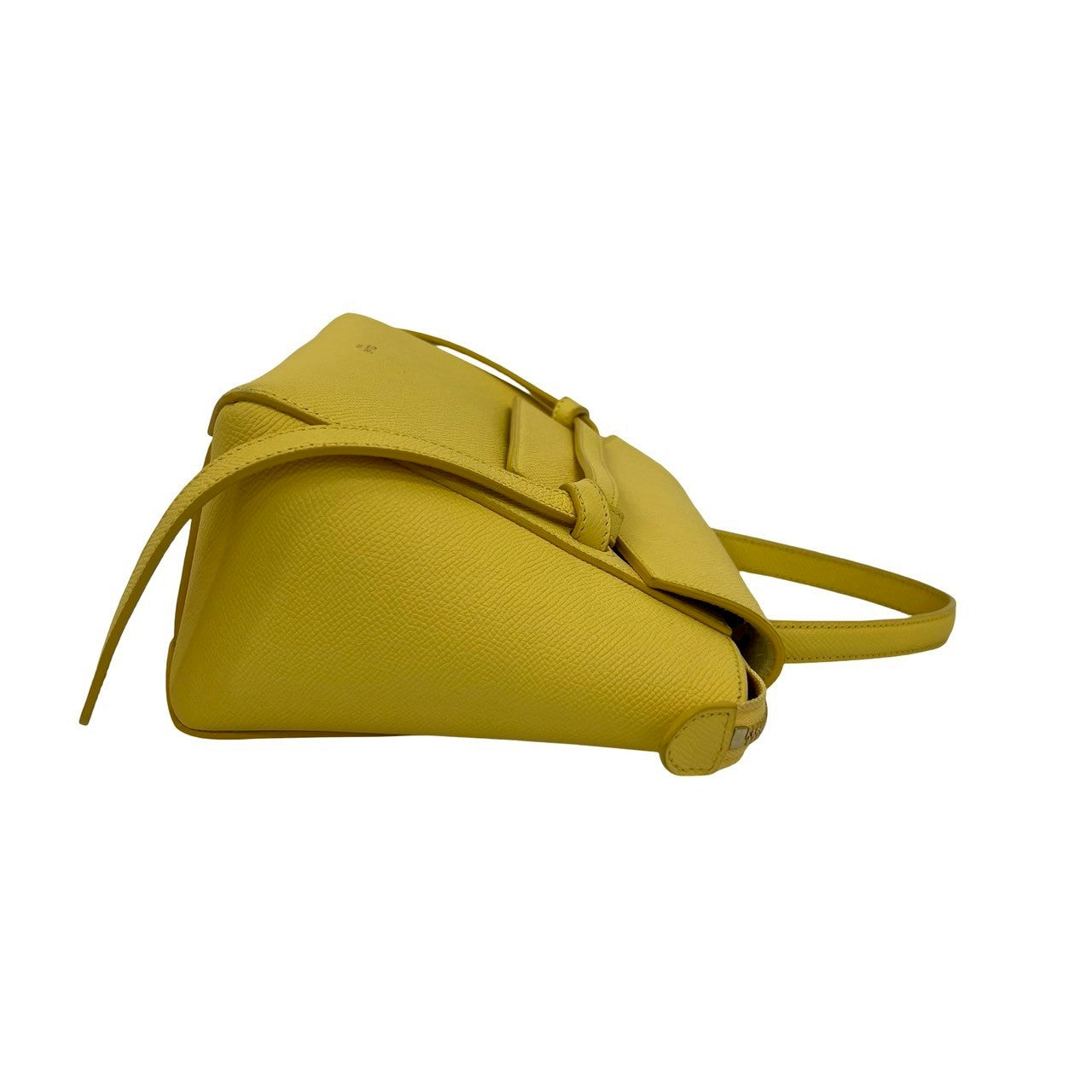 Celine Shoulder Bag Leather Yellow Belt Bag Nano