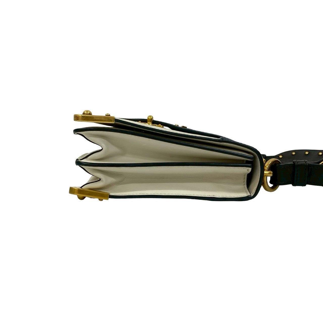 Prada Shoulder Bag Leather Black Kaye