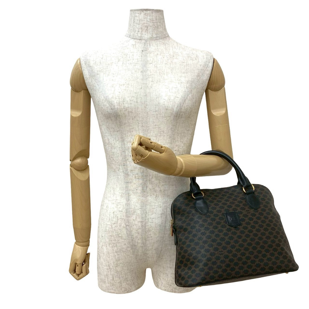 Celine Handbag Leather Black
