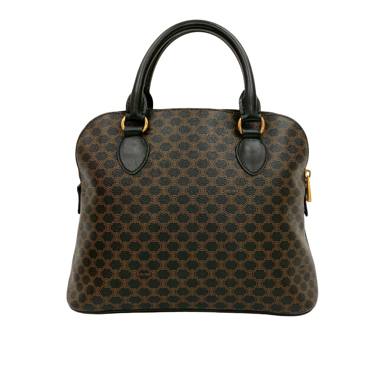 Celine Handbag Leather Black