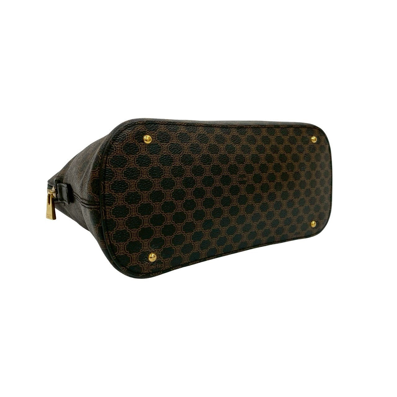 Celine Handbag Leather Black