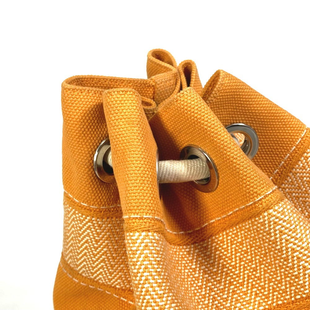 Hermes Shoulder Bag Cotton Orange Shoulder Sac Marine Receive Mm Women