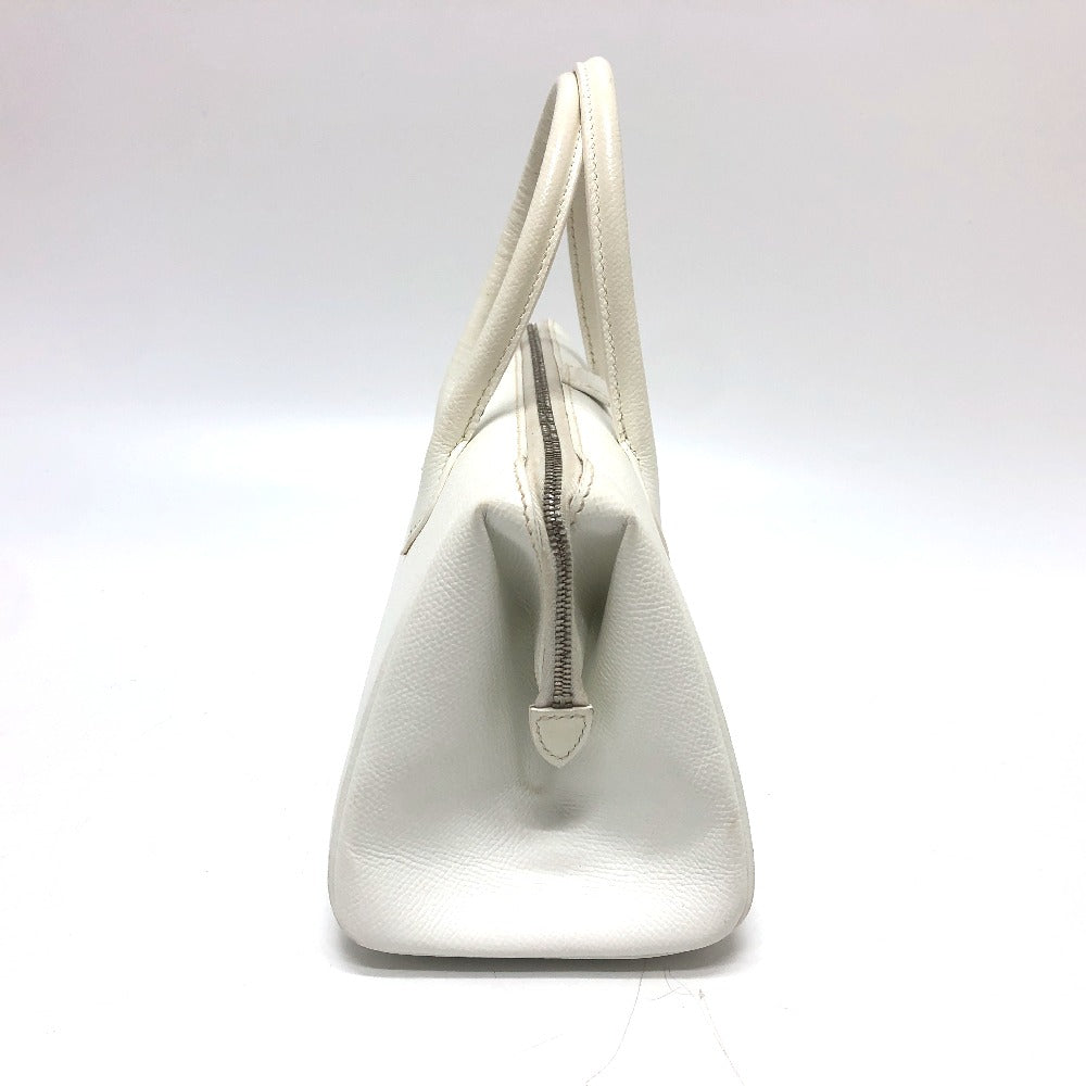 Hermes Handbag Epsom White Pararibbe Bay 27 Women