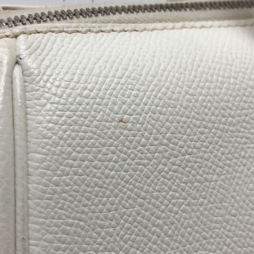 Hermes Handbag Epsom White Pararibbe Bay 27 Women