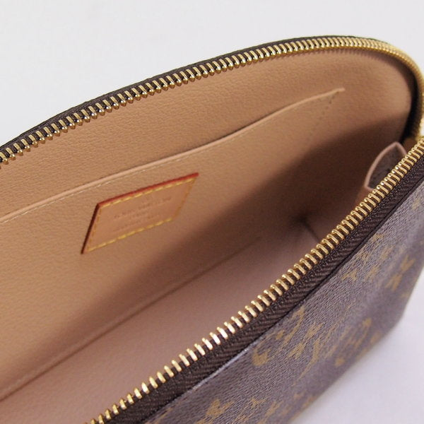 Louis Vuitton Pouch M47353 Monogram Canvas Brown Monogram Cosmetics Pouch