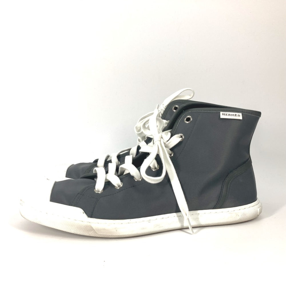 Hermes Sneakers Nylon Gray Laces Shoes Shoes Express Mens 40.5