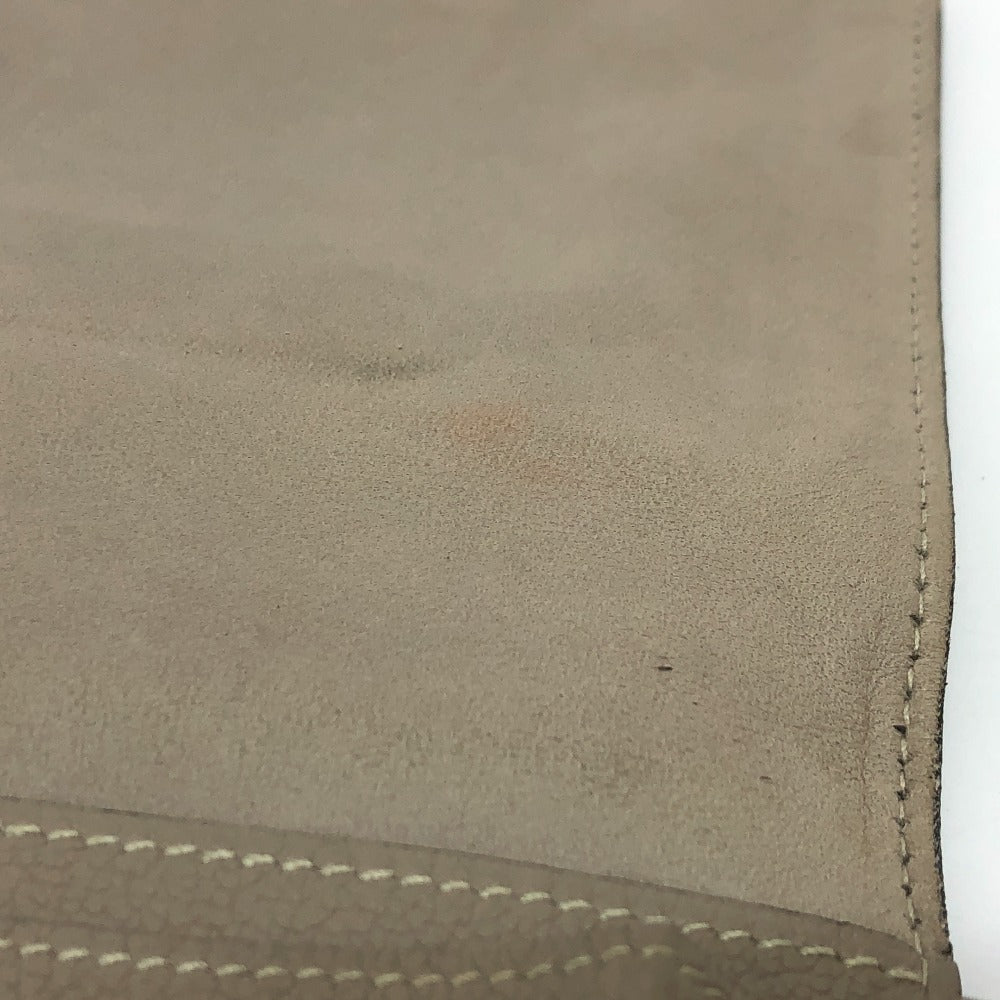 Hermes Long Wallet Purse Togo Beige Dogon Gm Women