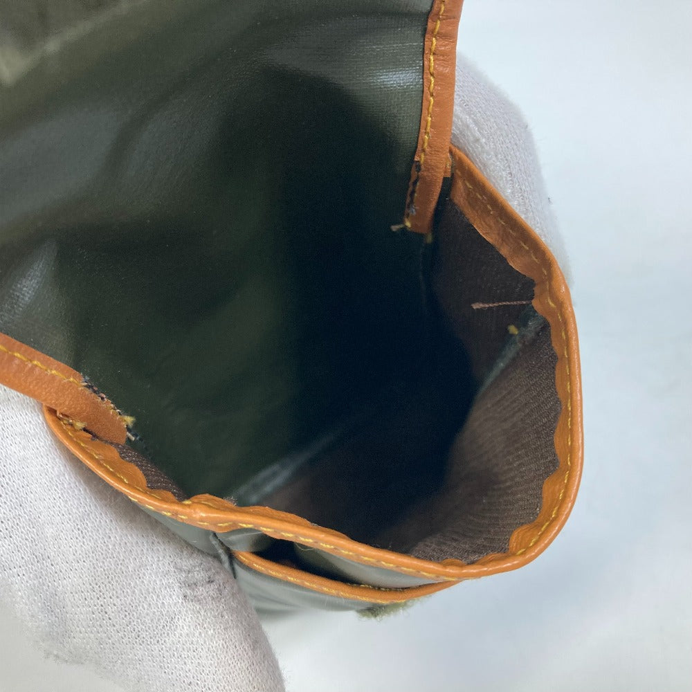 Hunting World Pouch Nylon / Leather Dark Green Logo Belt Pouch Mens(Unisex)