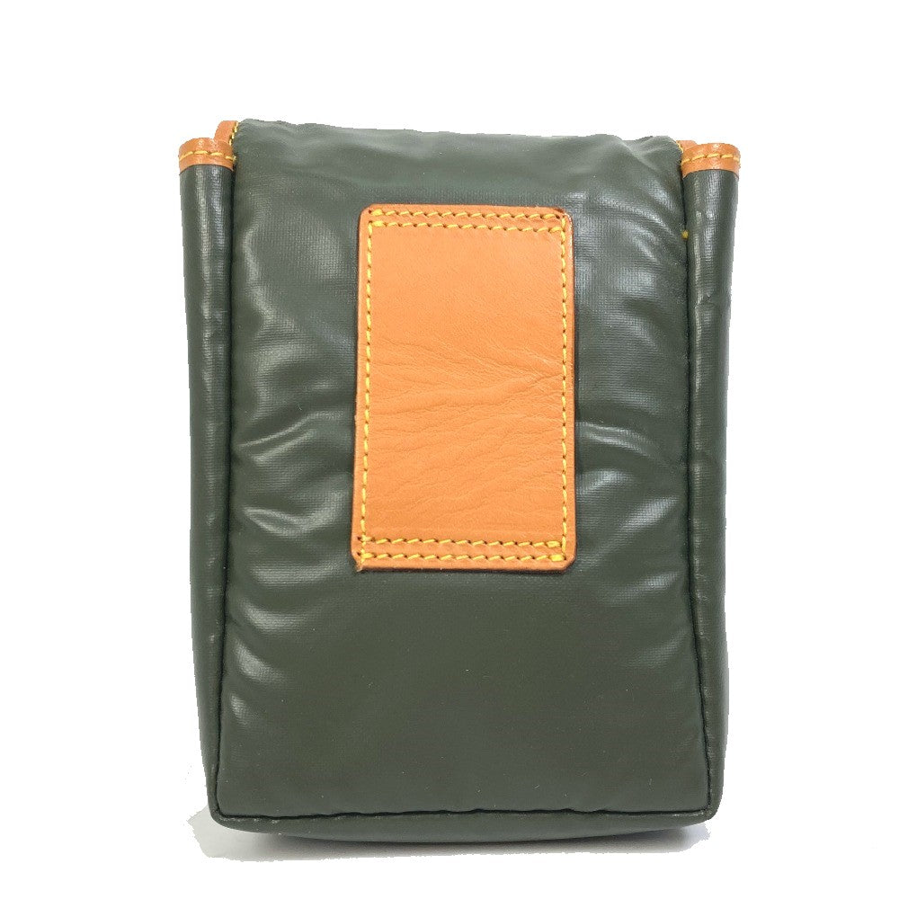Hunting World Pouch Nylon / Leather Dark Green Logo Belt Pouch Mens(Unisex)