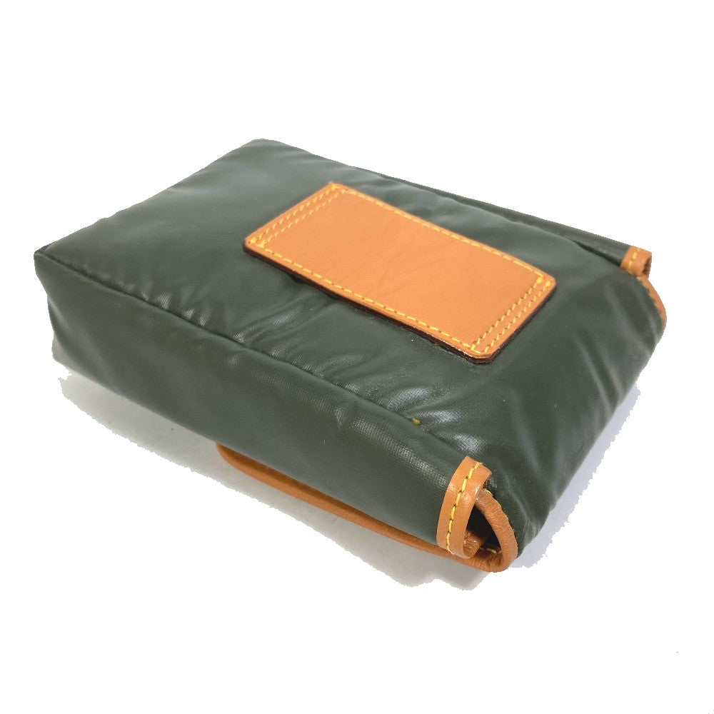 Hunting World Pouch Nylon / Leather Dark Green Logo Belt Pouch Mens(Unisex)