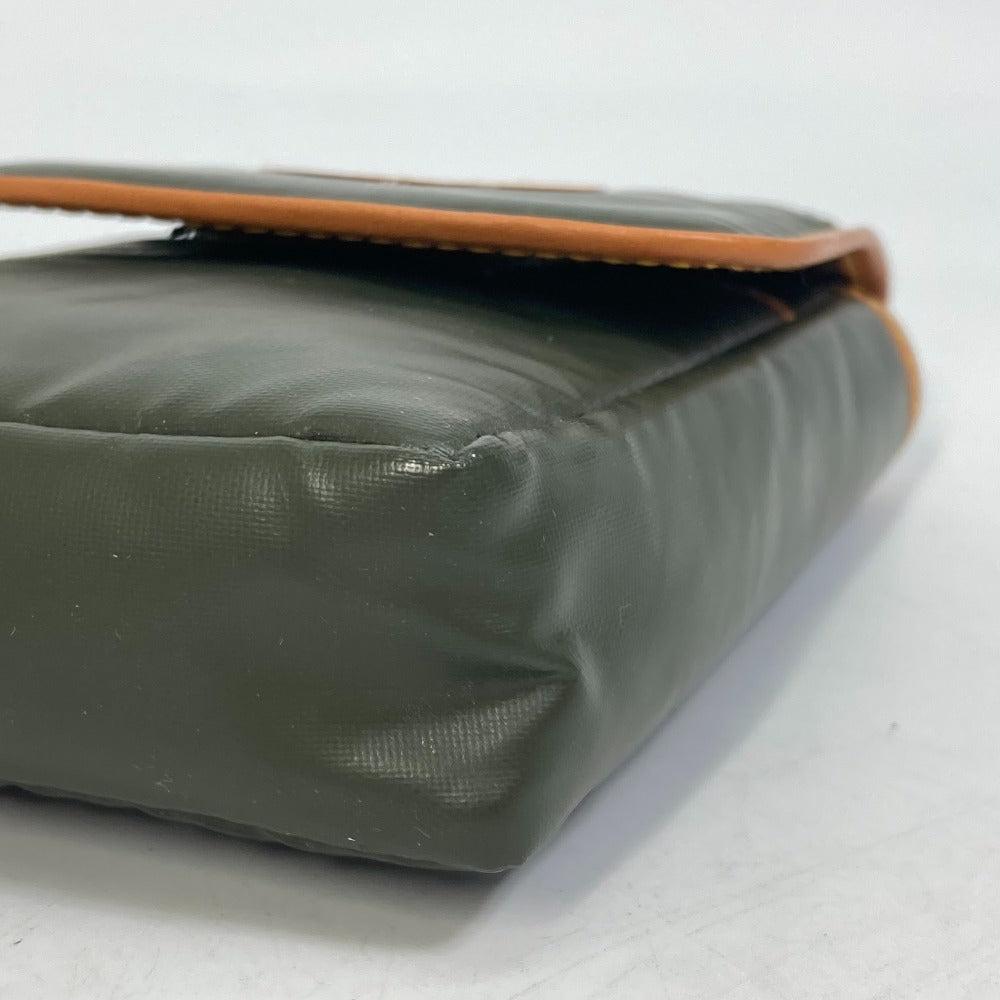 Hunting World Pouch Nylon / Leather Dark Green Logo Belt Pouch Mens(Unisex)