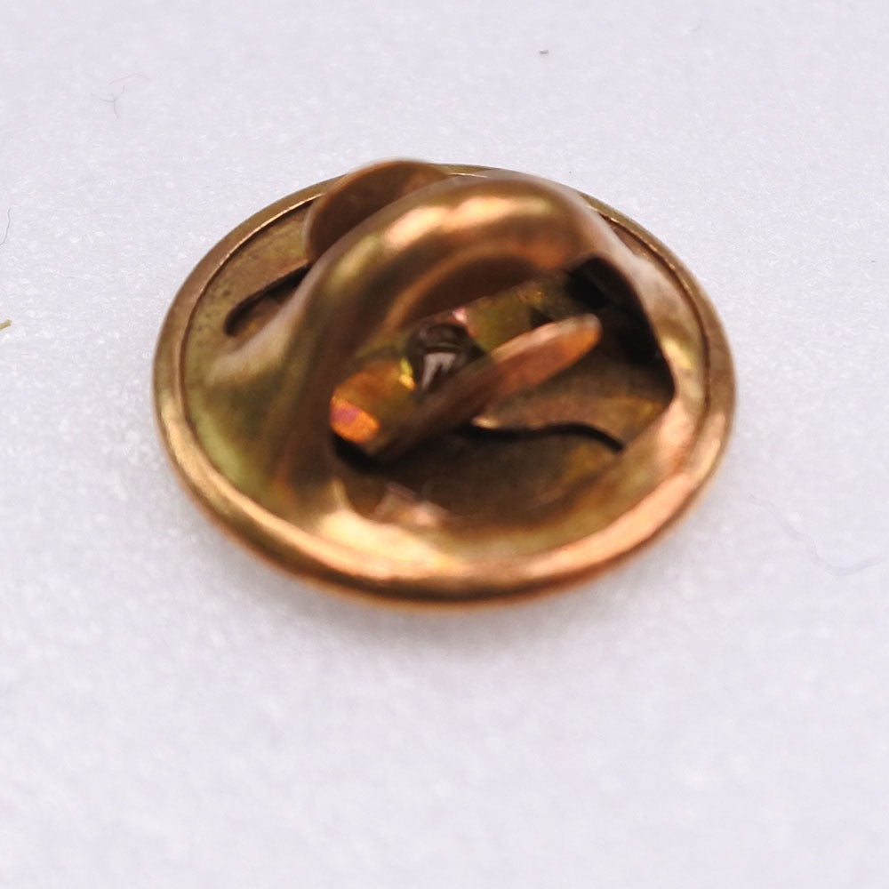 Chanel Brooch Plated Gold, Rhinestones Gold Pin Brooch No.19 Women