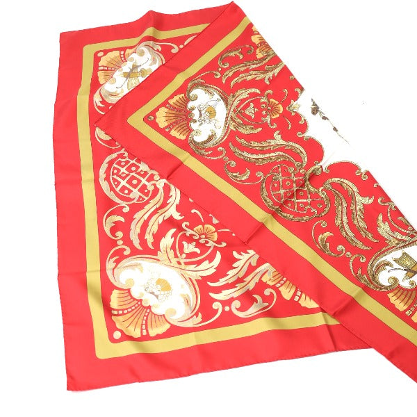 Hermes Scarf Silk Yellow Springs Scarf Carre90 Women