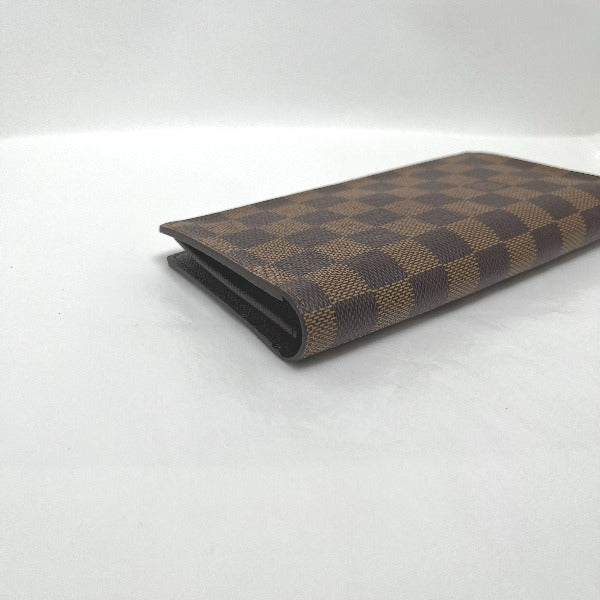 Louis Vuitton Bifold Wallet N60017 Damier Canvas Brown Wallet With Card Pocket Damier Portefeuille