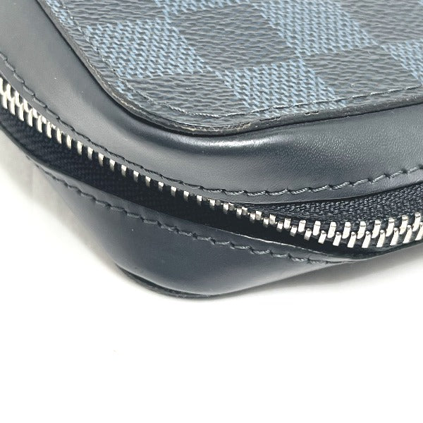 Louis Vuitton Business Bag N41590 Damier Canvas Cobalt Wallet Damier Cobalt Zippy Xl Mens