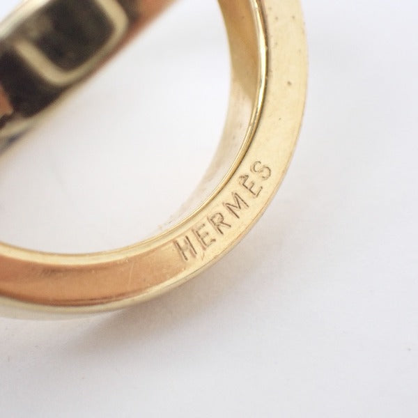Hermes Scarf Ring Others Gold Gold Plated Accessories Unisex(Unisex)