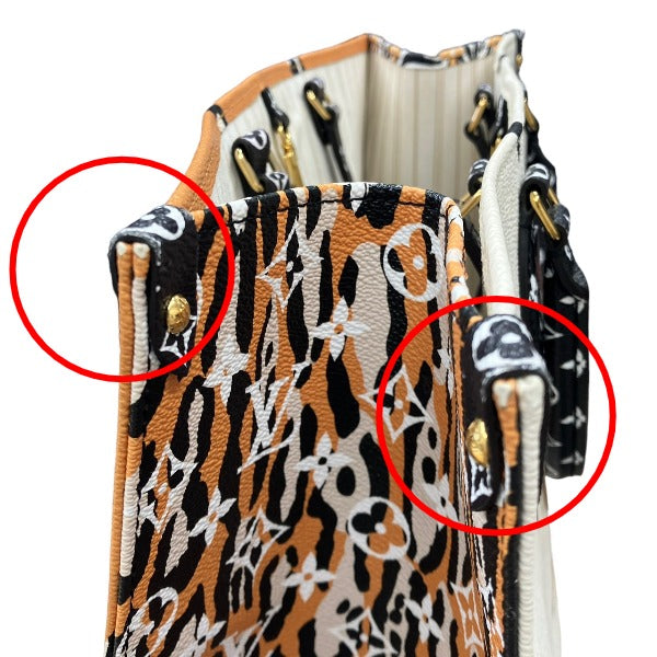 Louis Vuitton Tote Bag M44675 Monogram Jungle Canvas Multicolor 2Way Monogram Jungle On-The-Go Gm