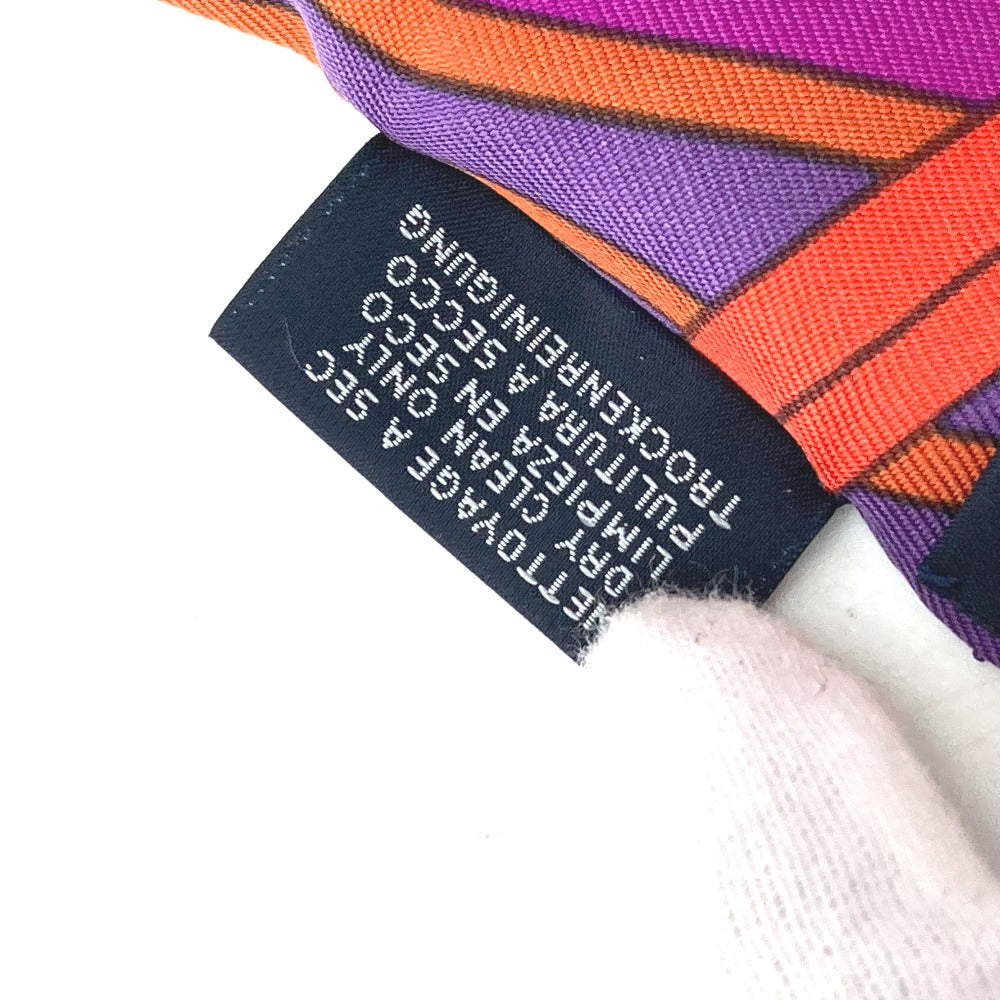 Hermes Scarf Silk Pink Twill Up Women