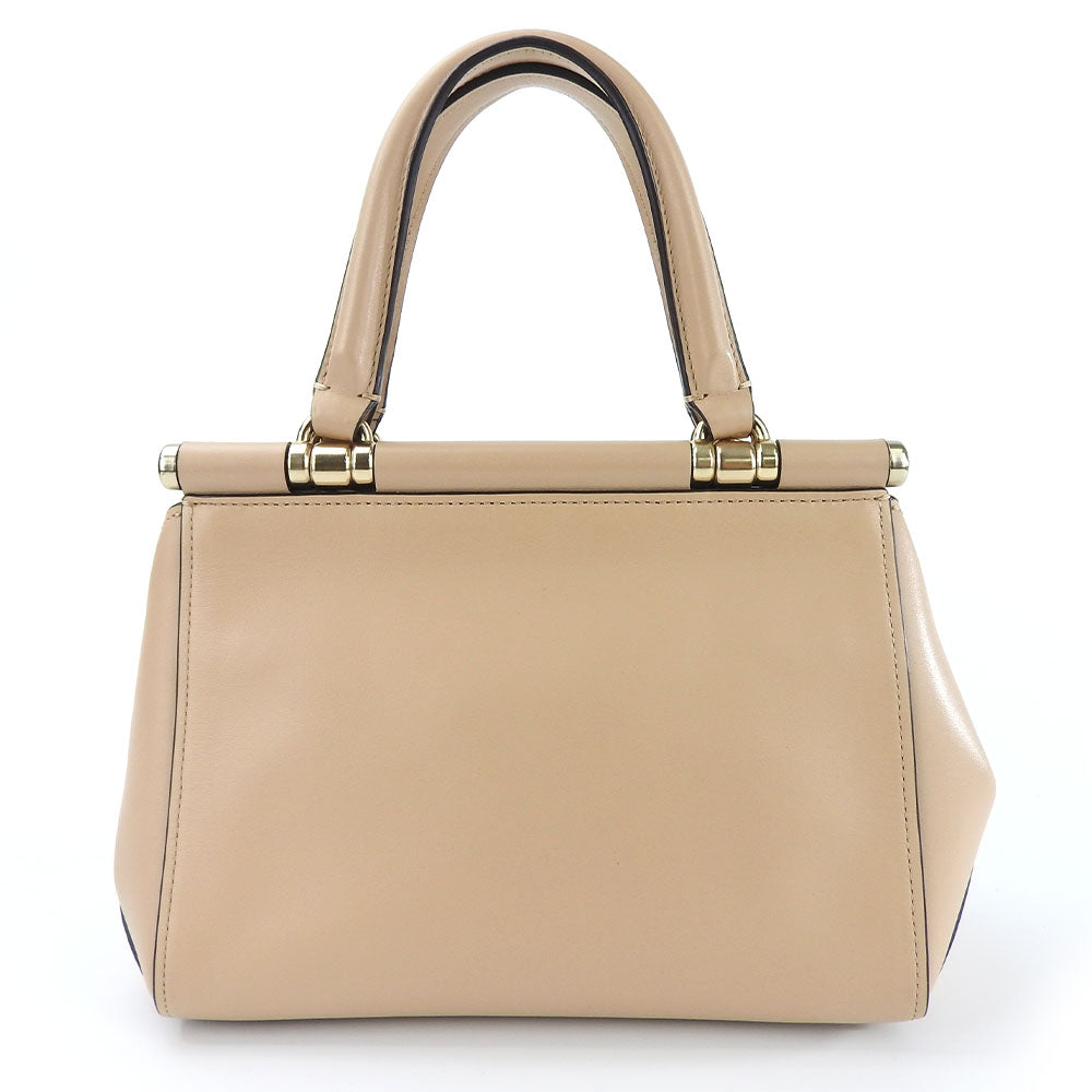 Coach Handbag 31918 Leather Beige Women