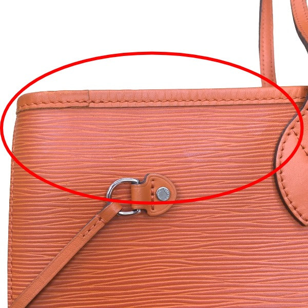 Louis Vuitton Tote Bag M40884 Epi Leather Orange Tote Bag Epi Neverfull Mm Women