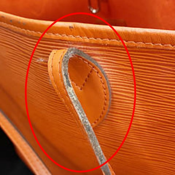 Louis Vuitton Tote Bag M40884 Epi Leather Orange Tote Bag Epi Neverfull Mm Women
