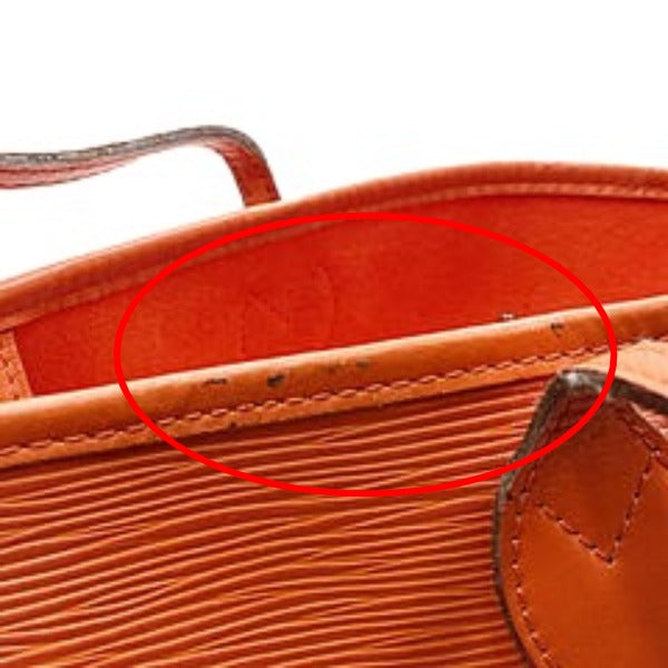 Louis Vuitton Tote Bag M40884 Epi Leather Orange Tote Bag Epi Neverfull Mm Women