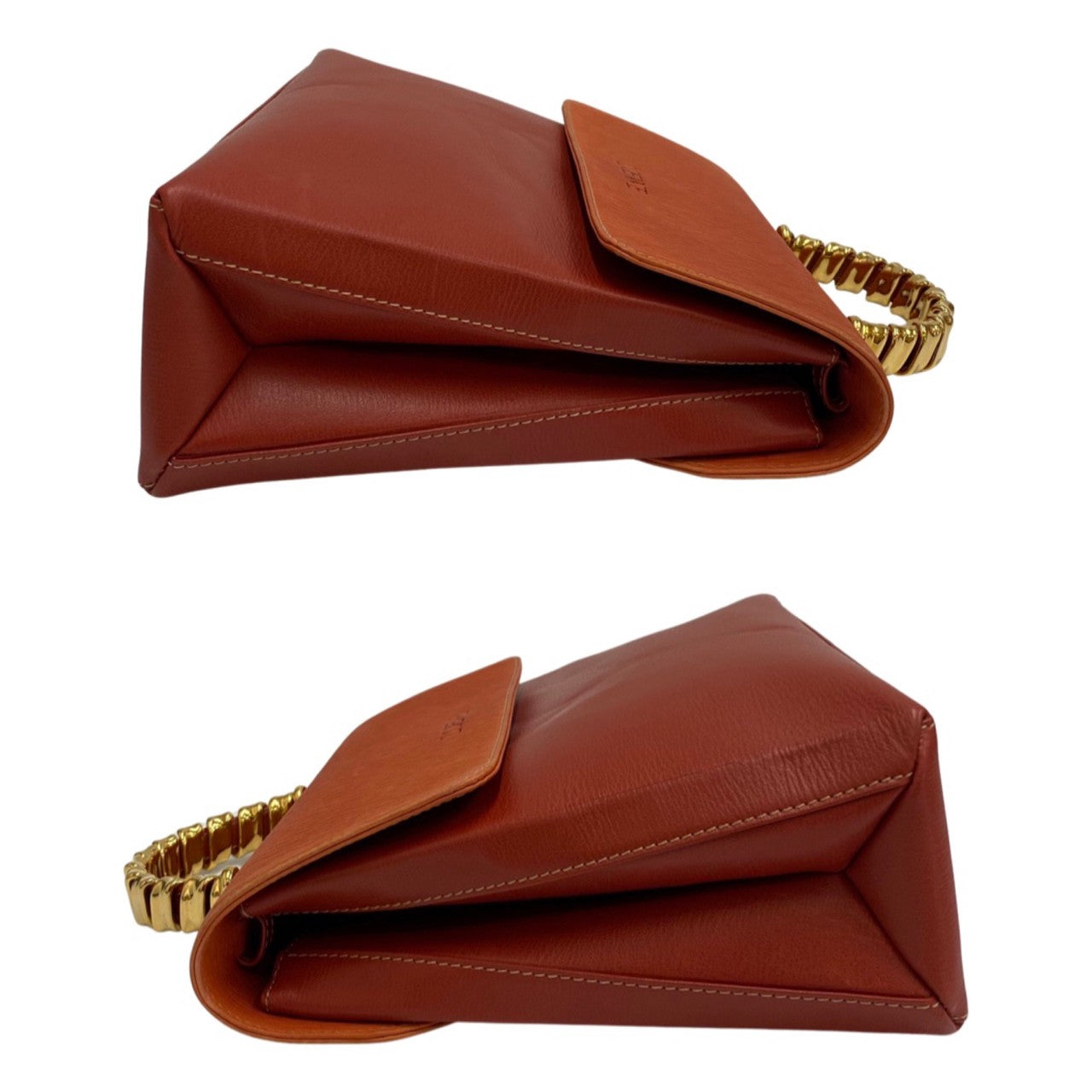 Loewe Shoulder Bag Leather Orange Women