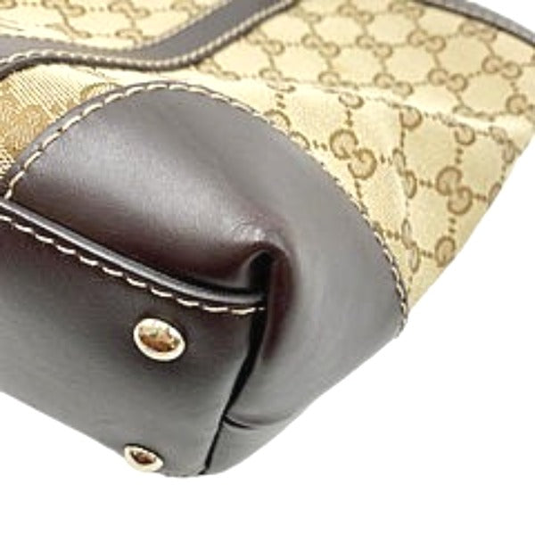 Gucci Tote Bag 257069 Gg Canvas Beige Handbag Gg Pattern Canvas Unisex(Unisex)
