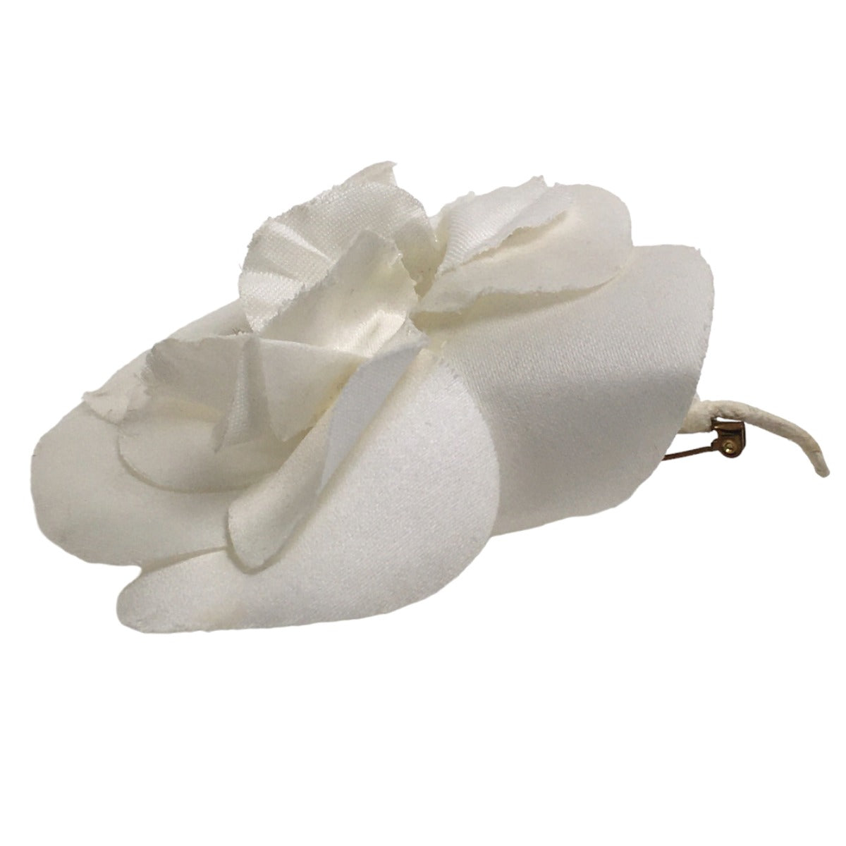 Chanel Brooch Plastic White Camelia With Box Corsage Women