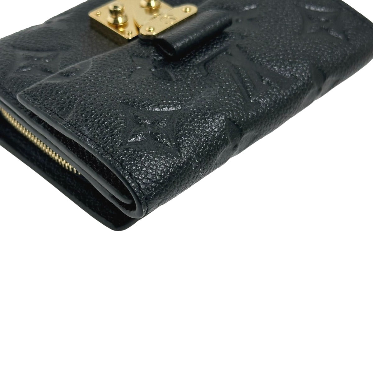 Louis Vuitton Tri-Fold Wallet M80880 Monogram Ann Platt Black Tri-Fold Wallet Ann Platt