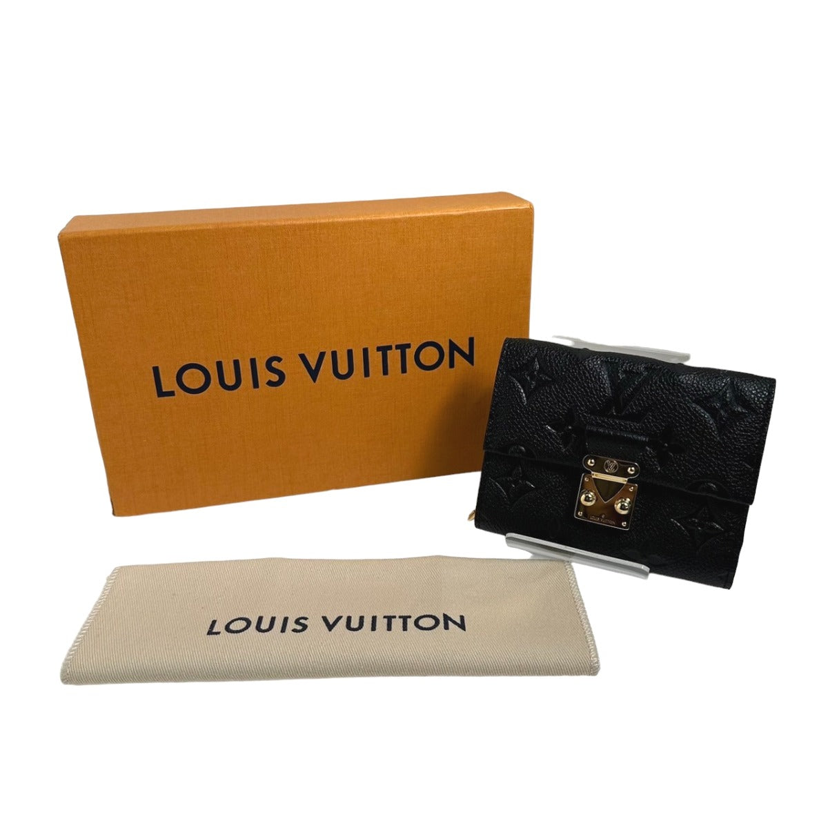 Louis Vuitton Tri-Fold Wallet M80880 Monogram Ann Platt Black Tri-Fold Wallet Ann Platt