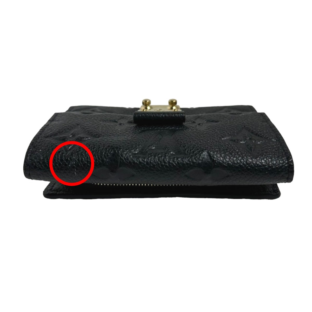 Louis Vuitton Tri-Fold Wallet M80880 Monogram Ann Platt Black Tri-Fold Wallet Ann Platt