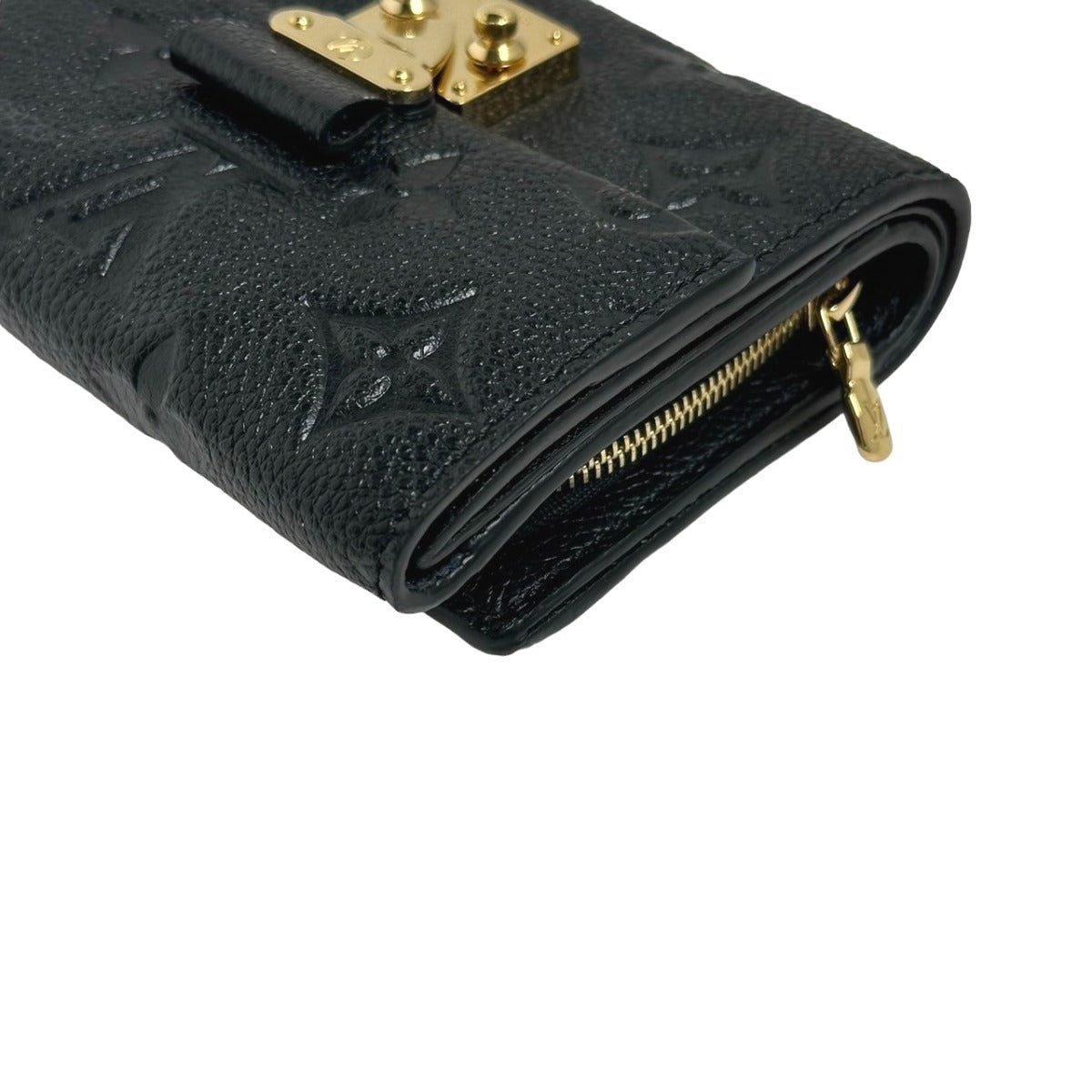 Louis Vuitton Tri-Fold Wallet M80880 Monogram Ann Platt Black Tri-Fold Wallet Ann Platt