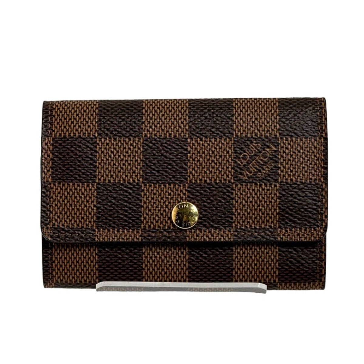 Louis Vuitton Key Case Key Holder N62630 Damier Canvas Brown Key Case Key Holder For 6 Pieces